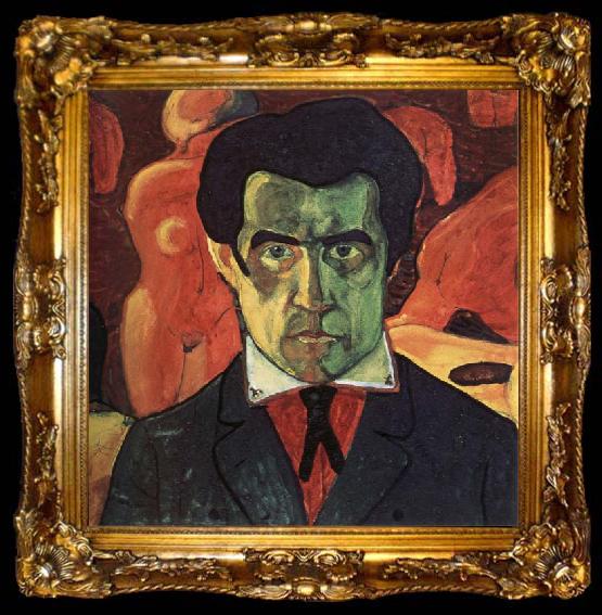 framed  Kazimir Malevich Self-Portrait, ta009-2